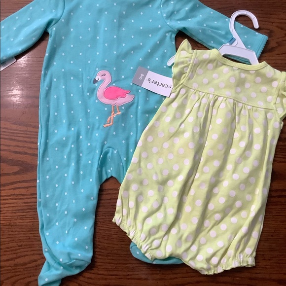 NWT Carter’s baby sleeper and romper - Picture 2 of 2
